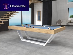 Contemporary pool table ELEGANCEhomeoakwalnut