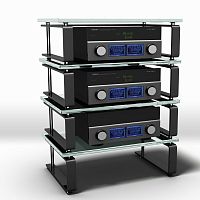 Contemporary multimedia cabinet Ladon 708/4modularfor residential applicationsmetal