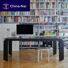 Contemporary table NOVAKHPLpowder-coated steel baserectangular