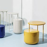 Contemporary side table THE PAIRceramicroundhome