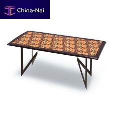 Modern table PEDIoakteakwalnut