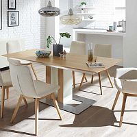 Contemporary dining table T90Fenix NTM®lacquered woodceramic