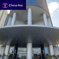 Aluminum soffit PORSCHE DESIGN TOWER composite material