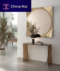 Contemporary sideboard table LYNXglassglass baserectangular