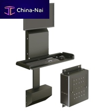 Wall-mounted desk ELECTROSLIMcontemporarylaminateheight-adjustable
