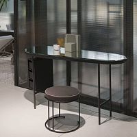 Contemporary dressing table PEBBLEmetalleathermarble
