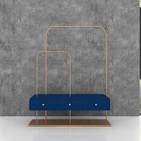 Contemporary clothes rack EMPEROR'S metallacquered woodcommercial