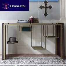 Contemporary sideboard table TOKYOMDFmetal baserectangular