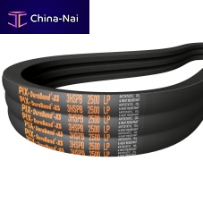 Banded power transmission belt PIX-DuraBand®-XSribbedVrubber