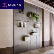 Wall-mounted shelf contemporarymetalmagnetically fixed
