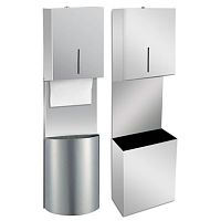Free-standing toilet paper dispenser P000000094stainless steelcommercial