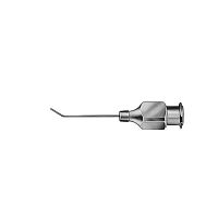Intravitreous injection cannula E0499 27curvedstainless steelautoclavable