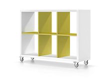 Shelf on casters MILENIUM PLUScontemporarywoodenwhite