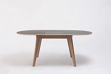 Contemporary table MIKADObirchplywoodbeech base