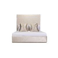 Double bed LUST contemporaryupholsteredwith upholstered headboard