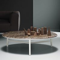 Contemporary coffee table GLOBOmarbleroundhome