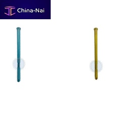 Femur compression bone screw titanium
