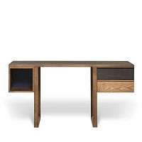 Contemporary secretary desk SWINGashwith storagecustom