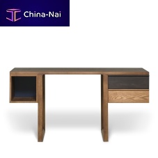 Contemporary secretary desk SWINGashwith storagecustom
