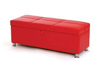 Contemporary chest BOX leather