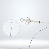 Polypectomy endoscopic basket straight