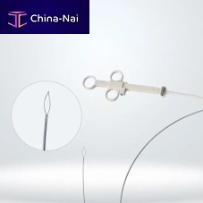 Polypectomy endoscopic basket straight