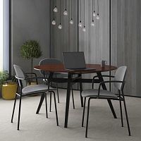 Contemporary table ROMYoakwalnutlaminated wood