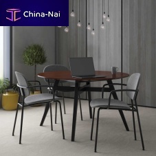 Contemporary table ROMYoakwalnutlaminated wood