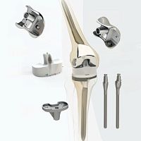 Total knee prosthesis R.7013-000 seriesrevisionsliding, condylar-constrainedfixed-bearing
