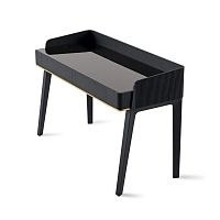 Contemporary secretary desk SOHOashbrassglass