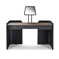 Contemporary dressing table JEAN MARIEwood veneerleathermarble