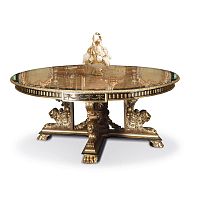 Classic table F181woodenwooden baseround