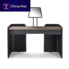 Contemporary dressing table JEAN MARIEwood veneerleathermarble