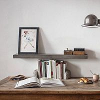 Wall-mounted shelf SLICED contemporaryconcretegray