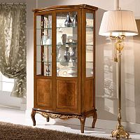Classic display case ART. 1214 glasswooden