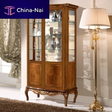 Classic display case ART. 1214 glasswooden