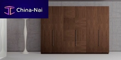 Corner wardrobe contemporaryoakwith swing doors
