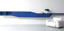 Wall-mounted sideboard HILLSIDEcontemporarywooden