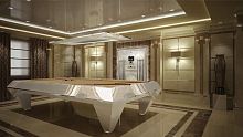 Contemporary pool table LACQUERED F1home