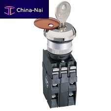 Key lock push-button switch EDRRS40RTemergency stopIP65