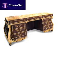 Free-standing desk G404.03classicmarblewith drawer