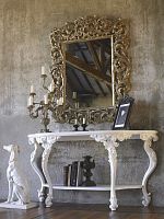 Classic sideboard table ART. 2081woodenwooden basehalf moon