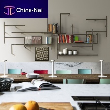 Modular bookcase ANTOLOGIAwall-mountedcontemporaryiron