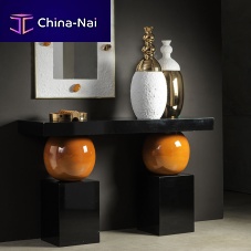 Contemporary sideboard table T2226lacquered woodlacquered wood baserectangular