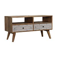 Scandinavian design TV cabinet SENDAI with drawerswith shelvessolid wood