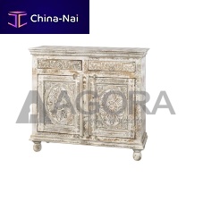 Traditional sideboard BRIGITTE solid woodhand-carved woodwith drawers