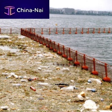 Pollution control boom floatingpermanent