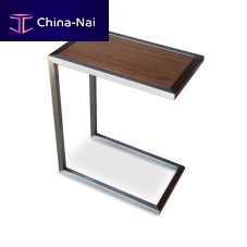 Industrial design nesting tables ALFAoakwengeglass