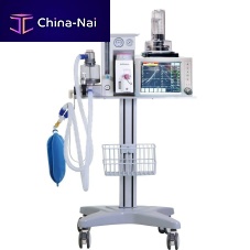 Trolley-mounted veterinary anesthesia workstation DM6B