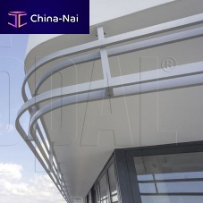 Aluminum solar shading for facadevertical